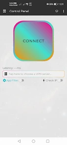 اسکرین شات اتصال Asia VPN برای انترنت ضعیف افغانستان