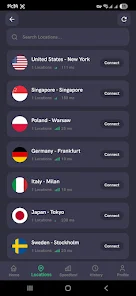 لیست سرورهای پرسرعت و پروتکل WireGuard در فیلتر شکن ZenVault VPN برای افغان بیسیم و پابجی